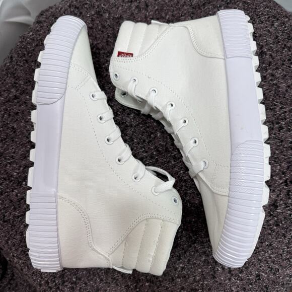 Levi's Womens Canvas Hightop Fashion Sneaker Shoe Size 9 - Picture 11 of 12